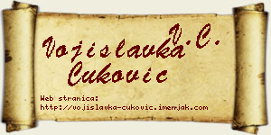Vojislavka Ćuković vizit kartica